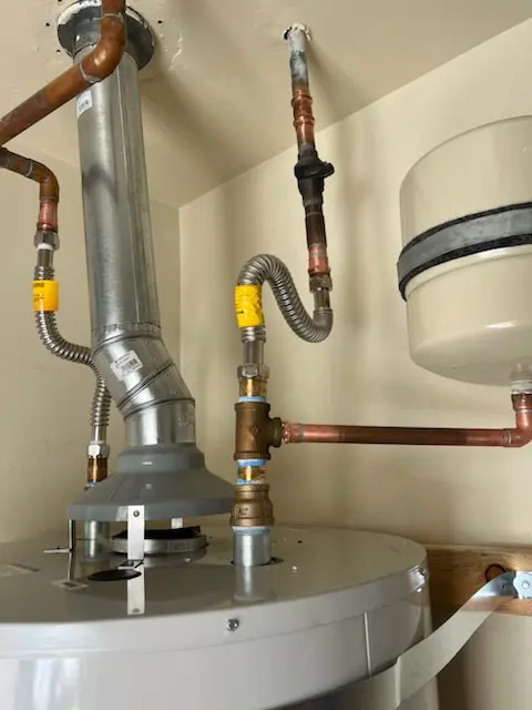 Water heater installation and plumbing repair in Rostraver